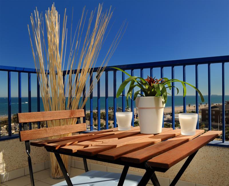 Patacona Resort Apartments Primera Linea Valencia Restaurang bild