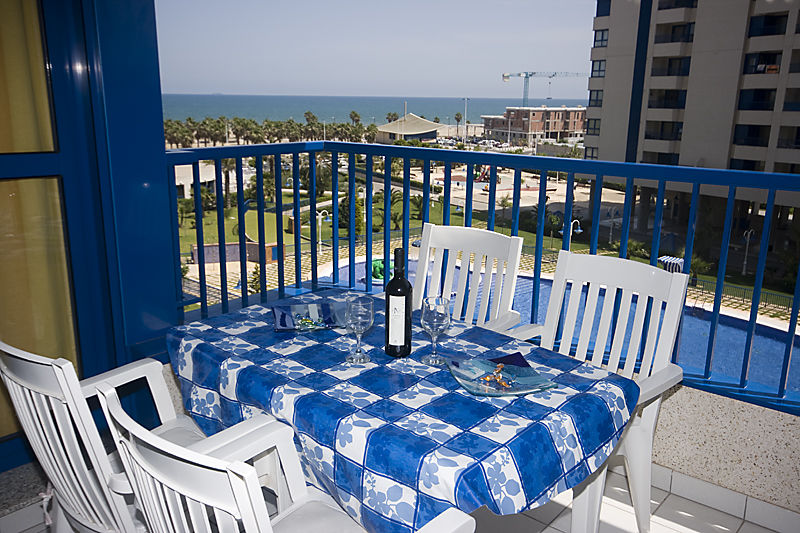 Patacona Resort Apartments Primera Linea Valencia Restaurang bild